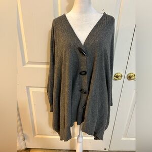 Line the Label gray sweater/poncho/cape